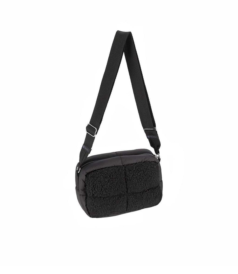 LeSportsac Sale | Puffy Sherpa Cube Crossbody