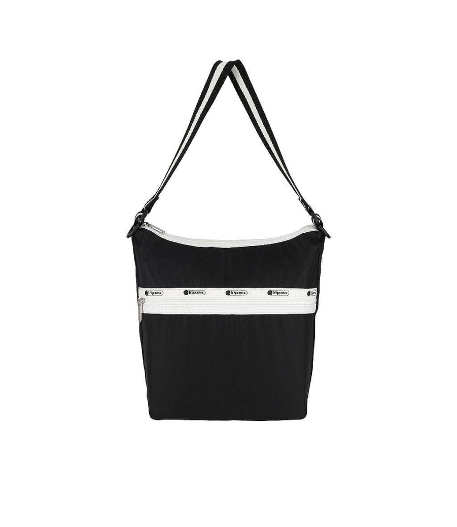 LeSportsac Black Bags | Bucket Shoulder Bag